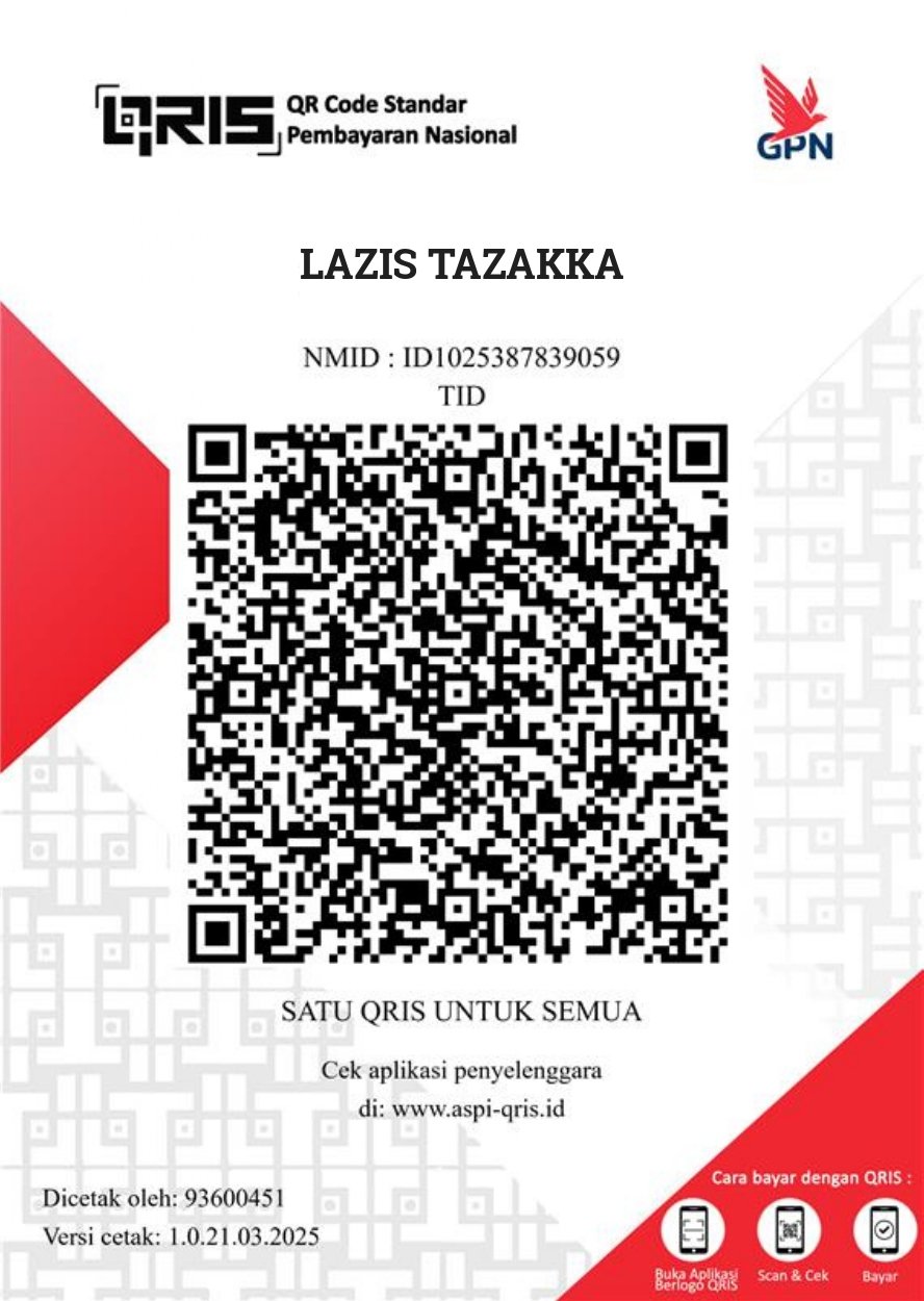 QRIS Wakaf Tazakka